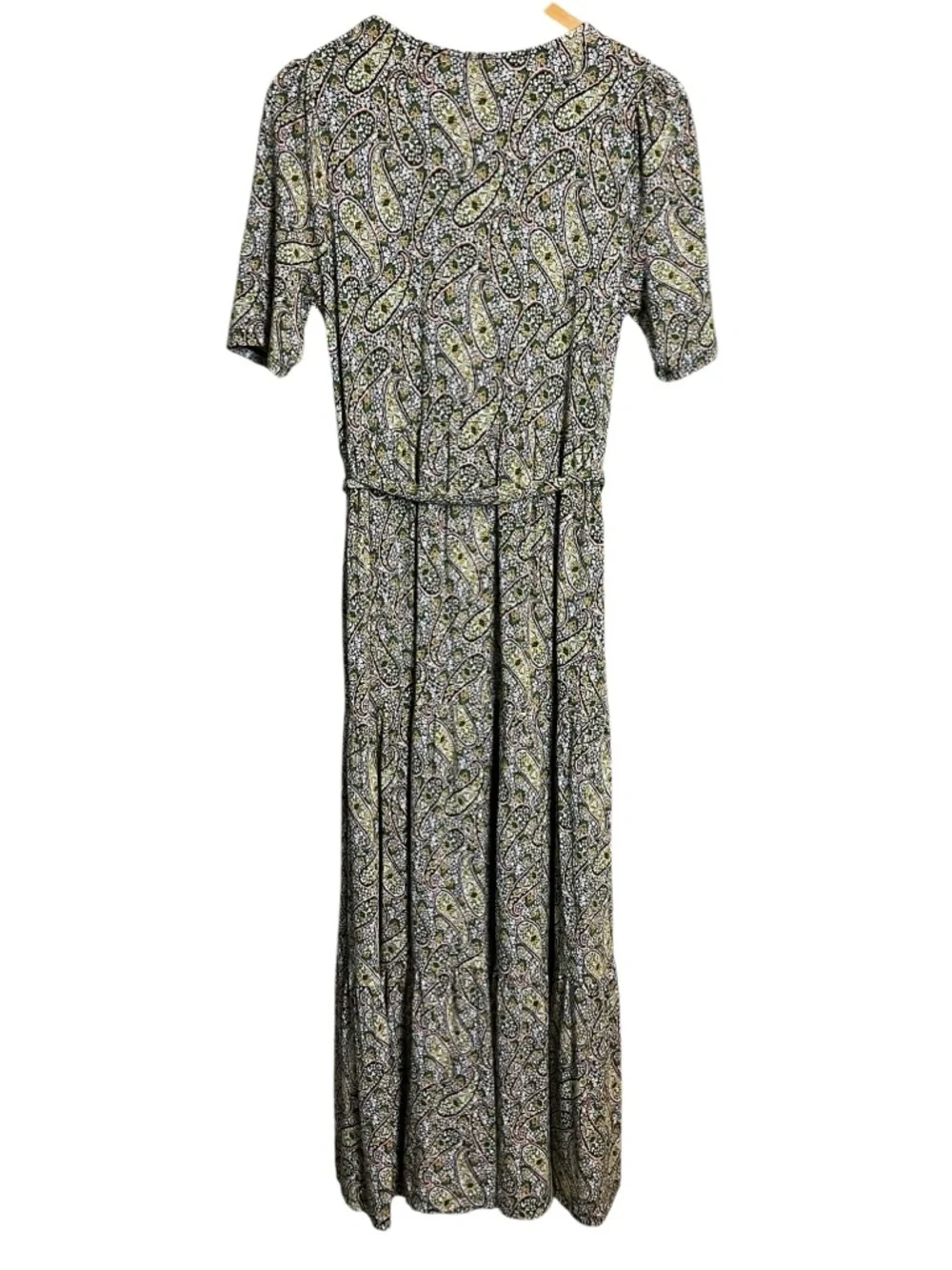 Boden Tiered faux Wrap Jersey Paisley Maxi Dress 8 - Picture 7 of 12